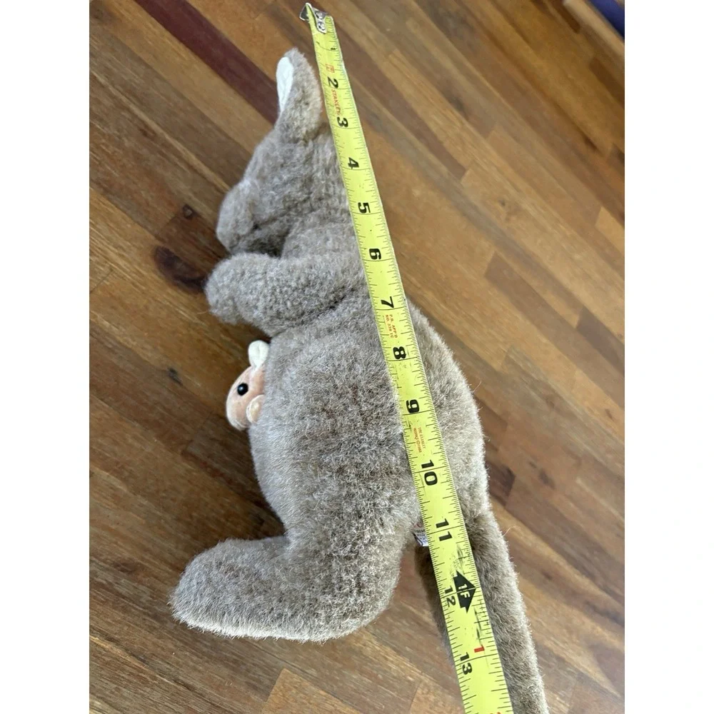 GUND Kangaroo With Baby Joey 1993 Brown Stuffed‎ Plush